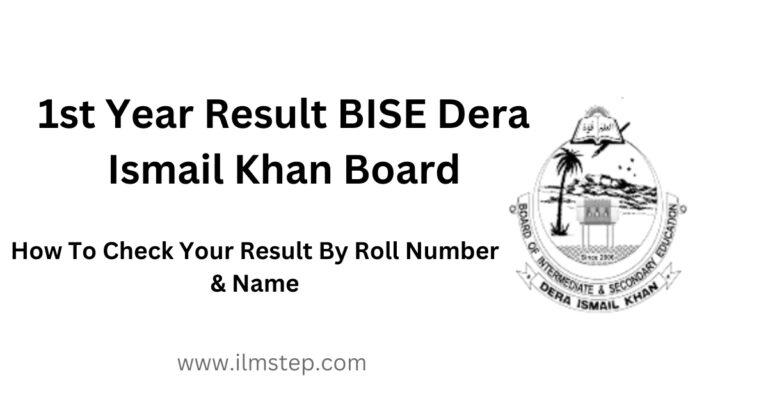1st Year Result 2023 BISE Dera Ismail Khan Board