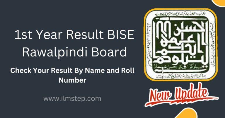 1st Year Result 2023 BISE Rawalpindi Board